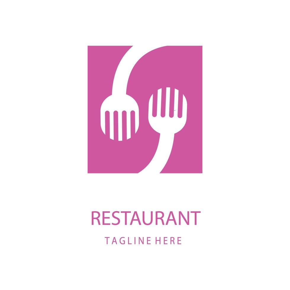 restaurant fourchette cuillère logo vecteur. restaurant nourriture logo icône illustrateur.fork et cuillère logo symbole pour tout restaurant nourriture régime vecteur