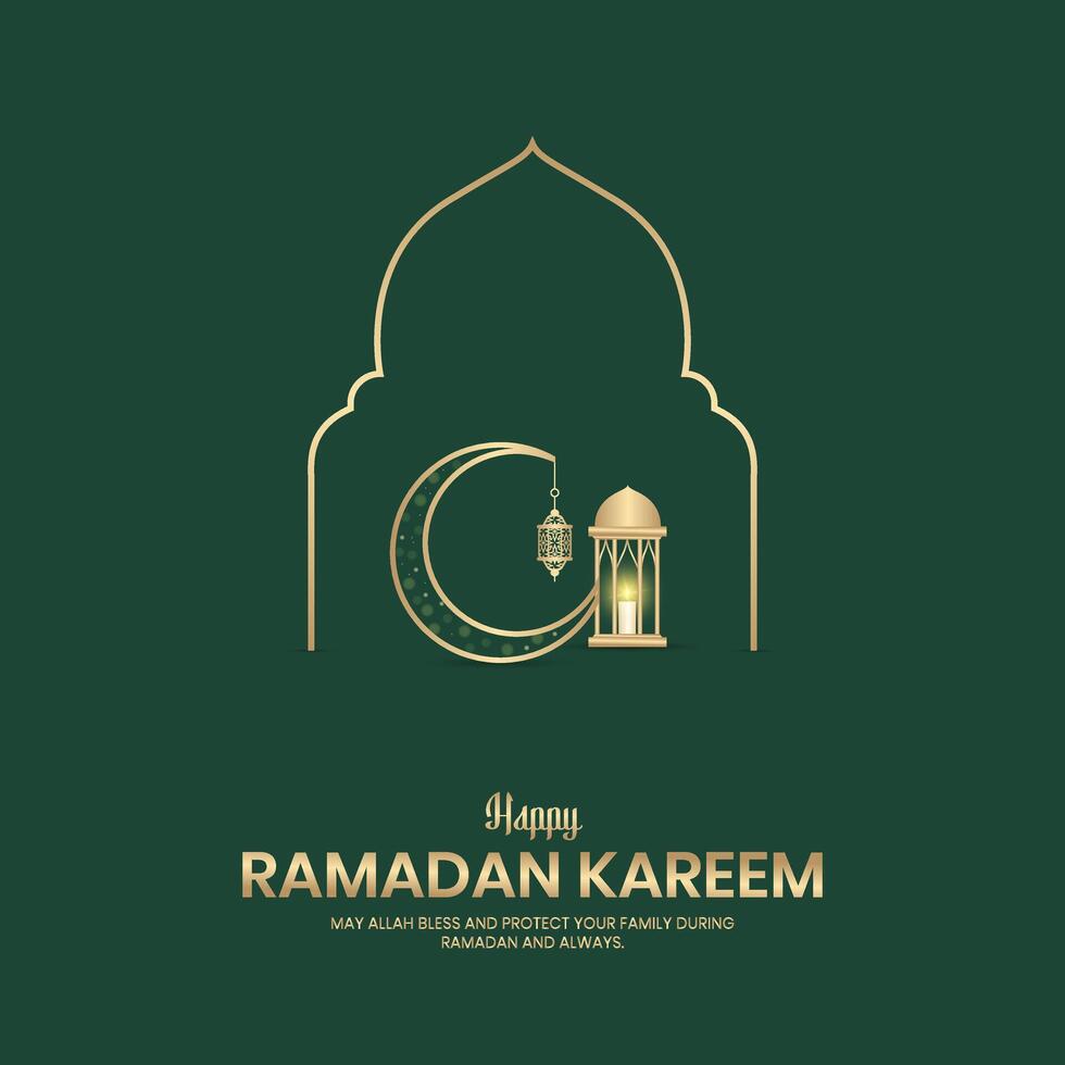 content Ramadan Karim. Ramadan kareem crétif conception pour socia médias message, bannière, les publicités. vecteur