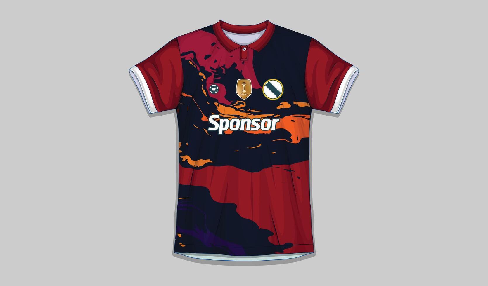 vecteur des sports chemise conception prêt à impression - Football chemise pour sublimation