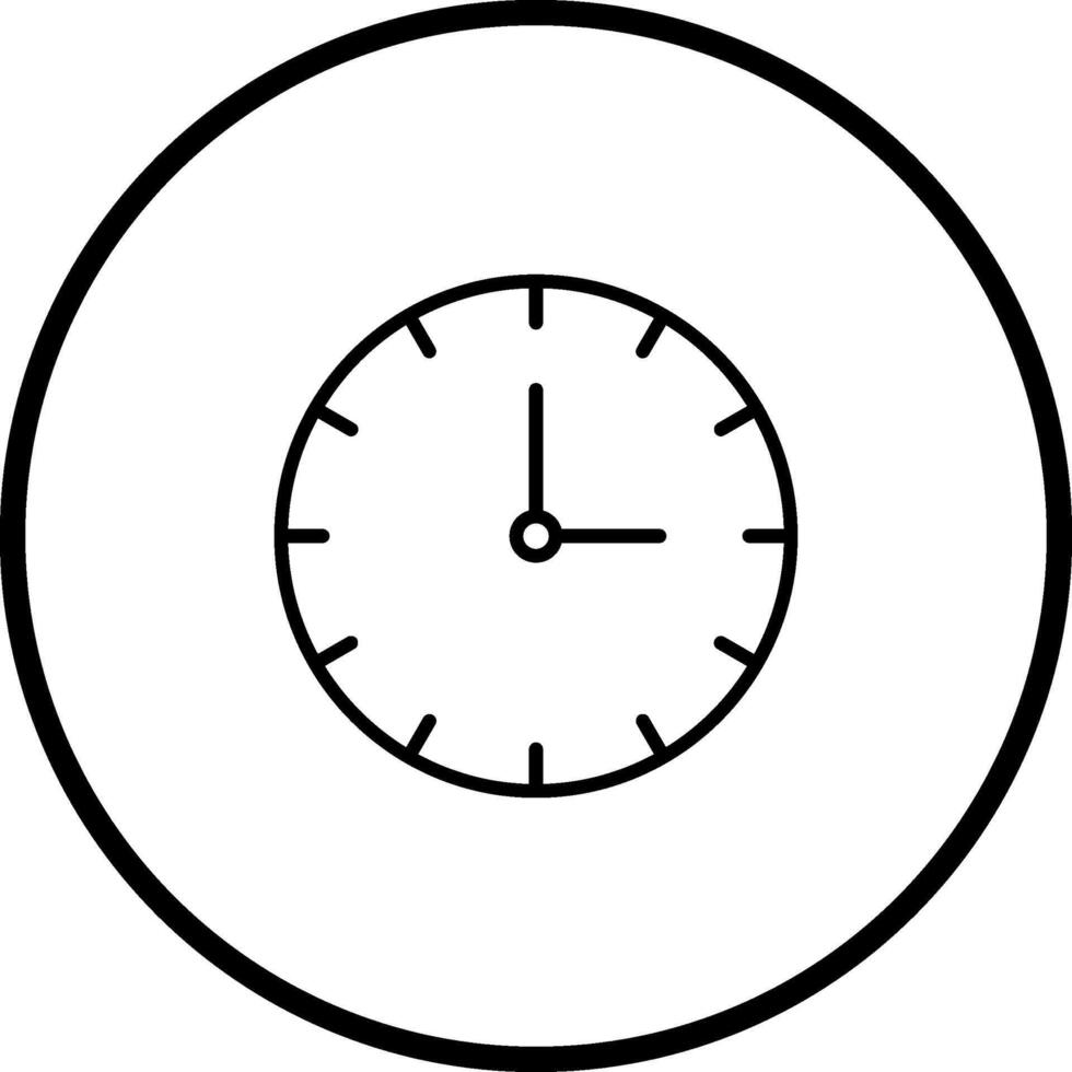 icône de vecteur de temps