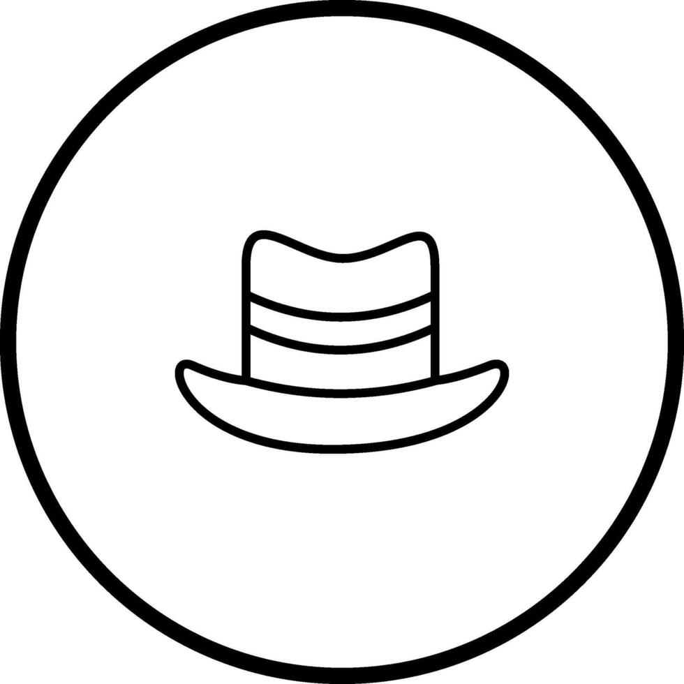 chapeau vi vecteur icône