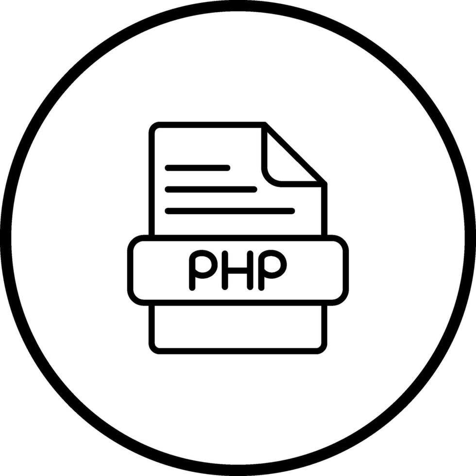 icône de vecteur php