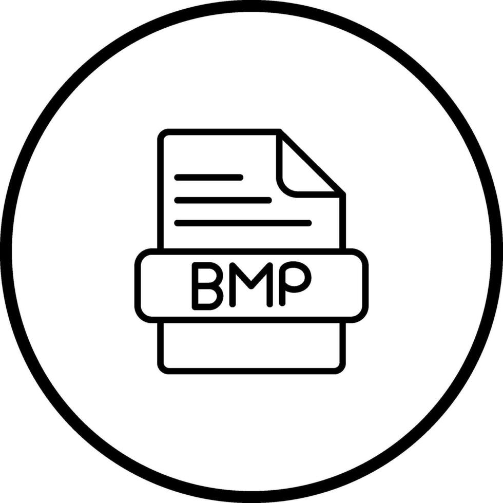 icône de vecteur bmp