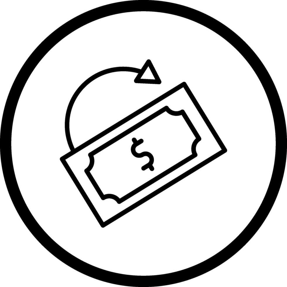 icône de vecteur de remise en argent