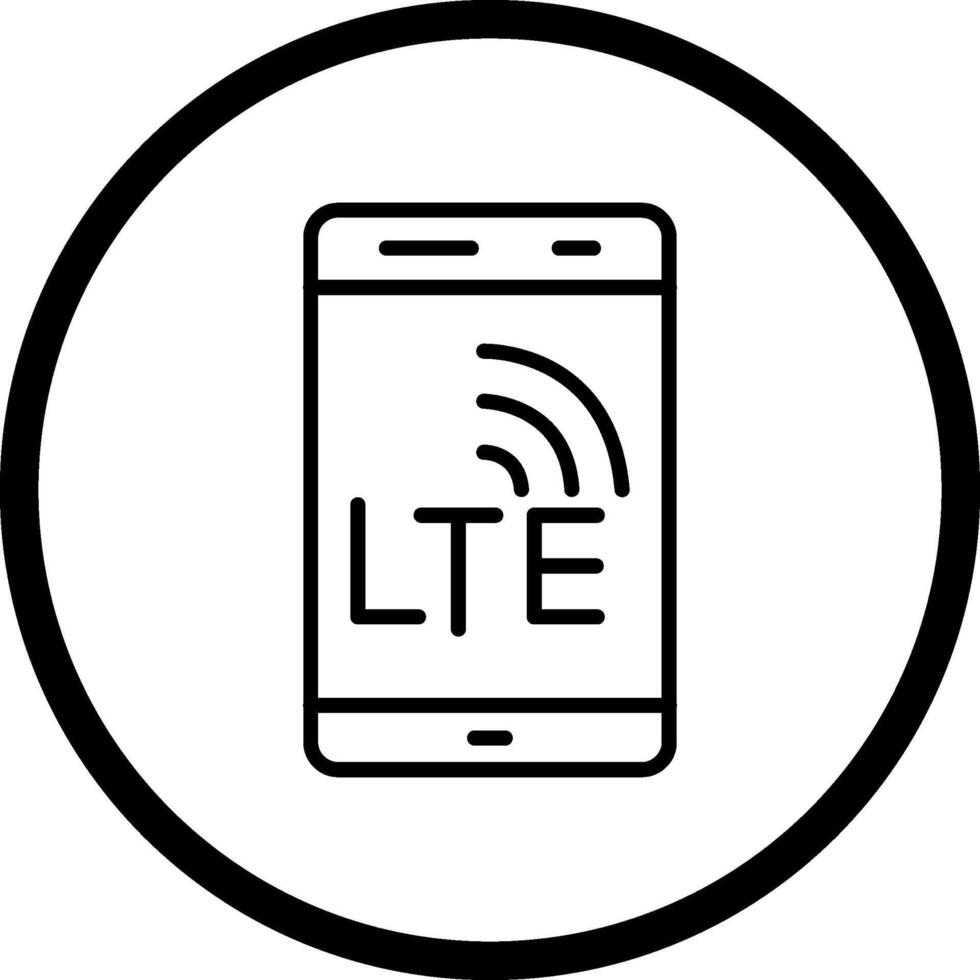 lte vecteur icône