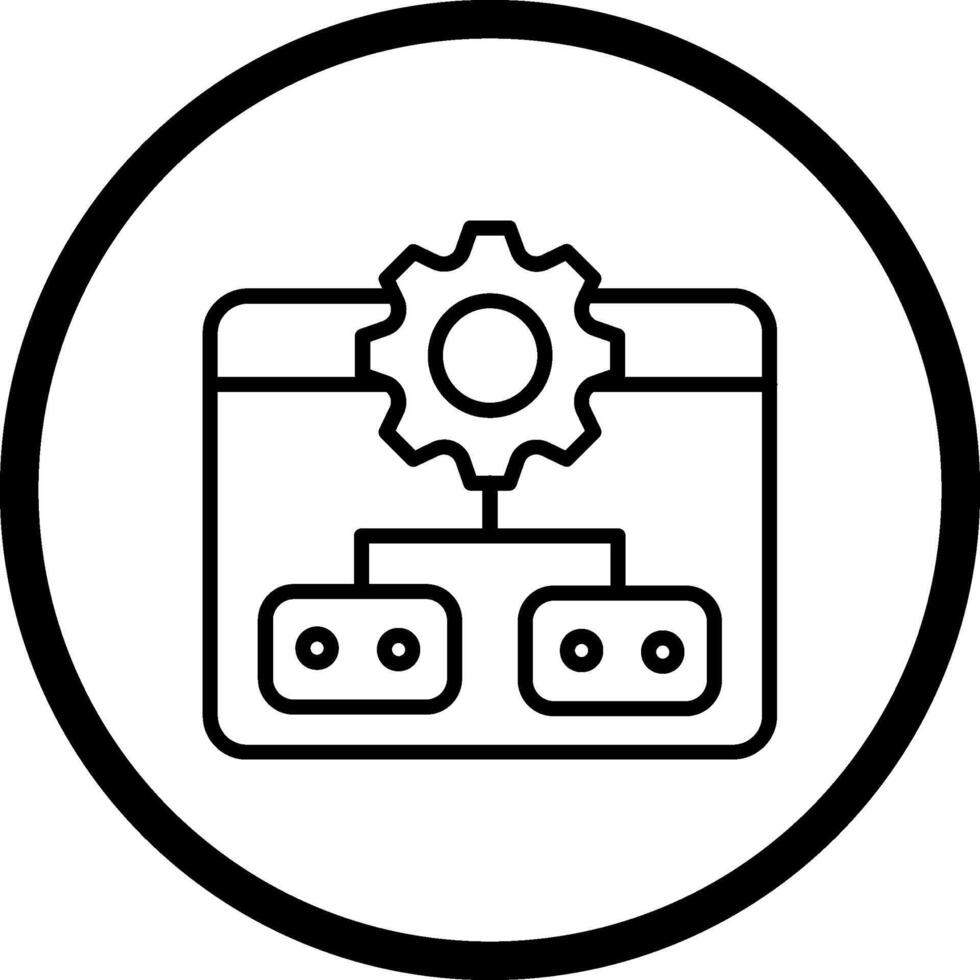 icône de vecteur de fonctionnalités de projet