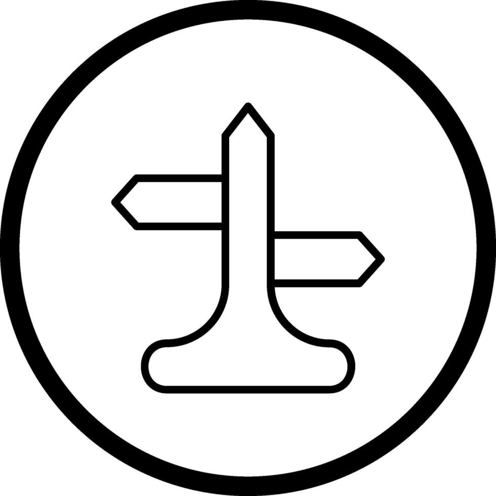 icône de vecteur de directions