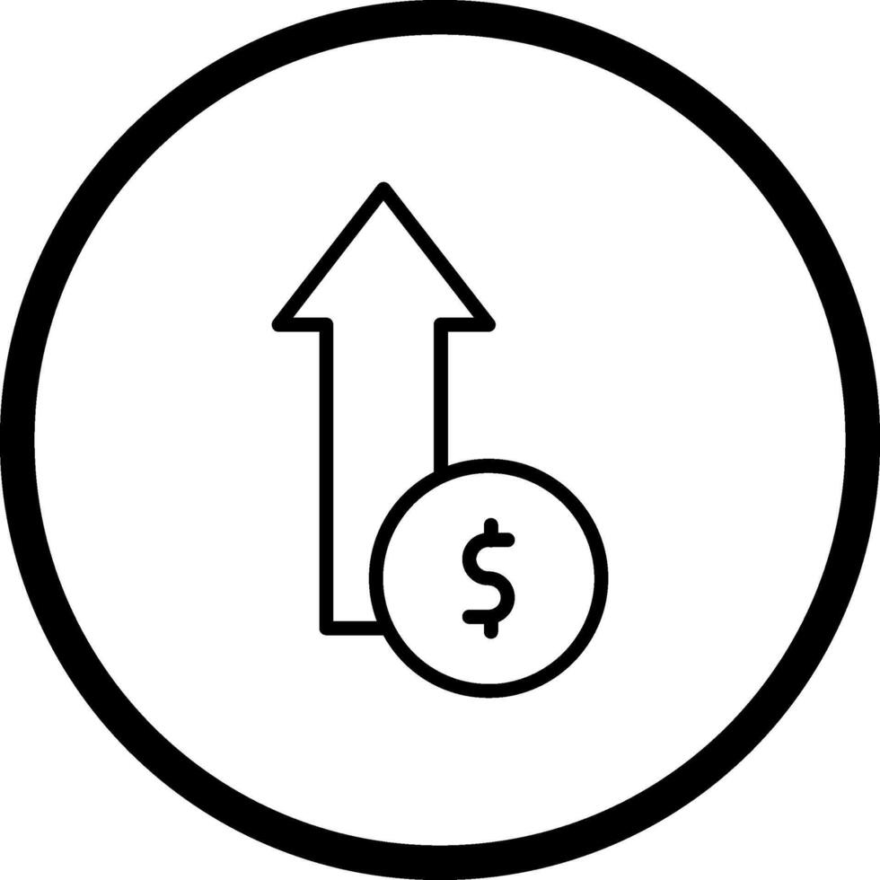 icône de vecteur de profit