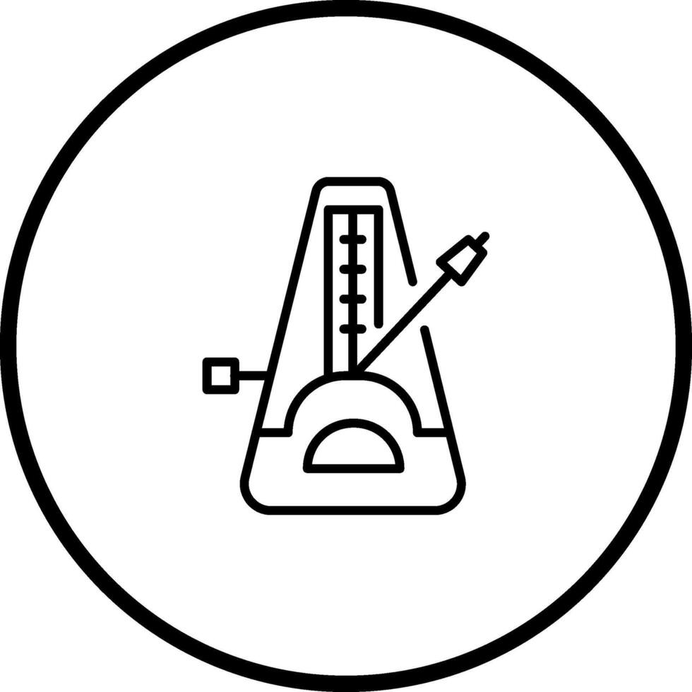 icône de vecteur de métronome