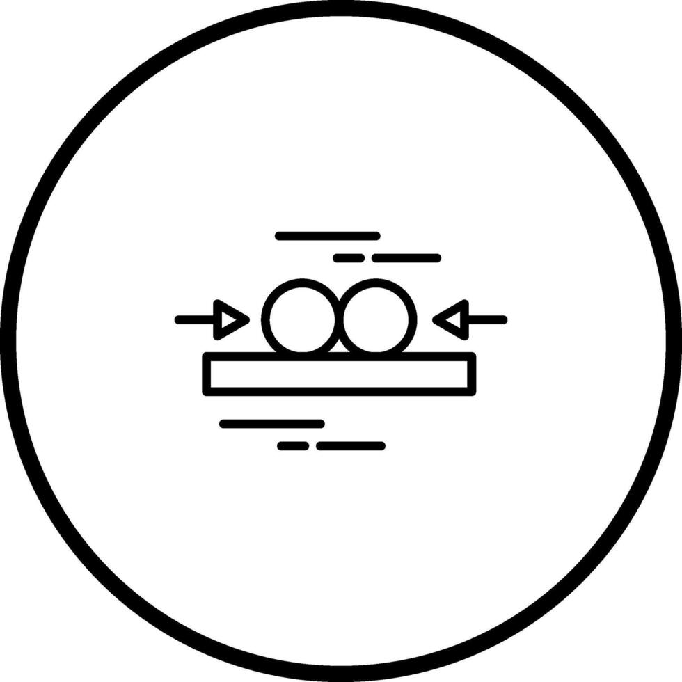 icône de vecteur de collision