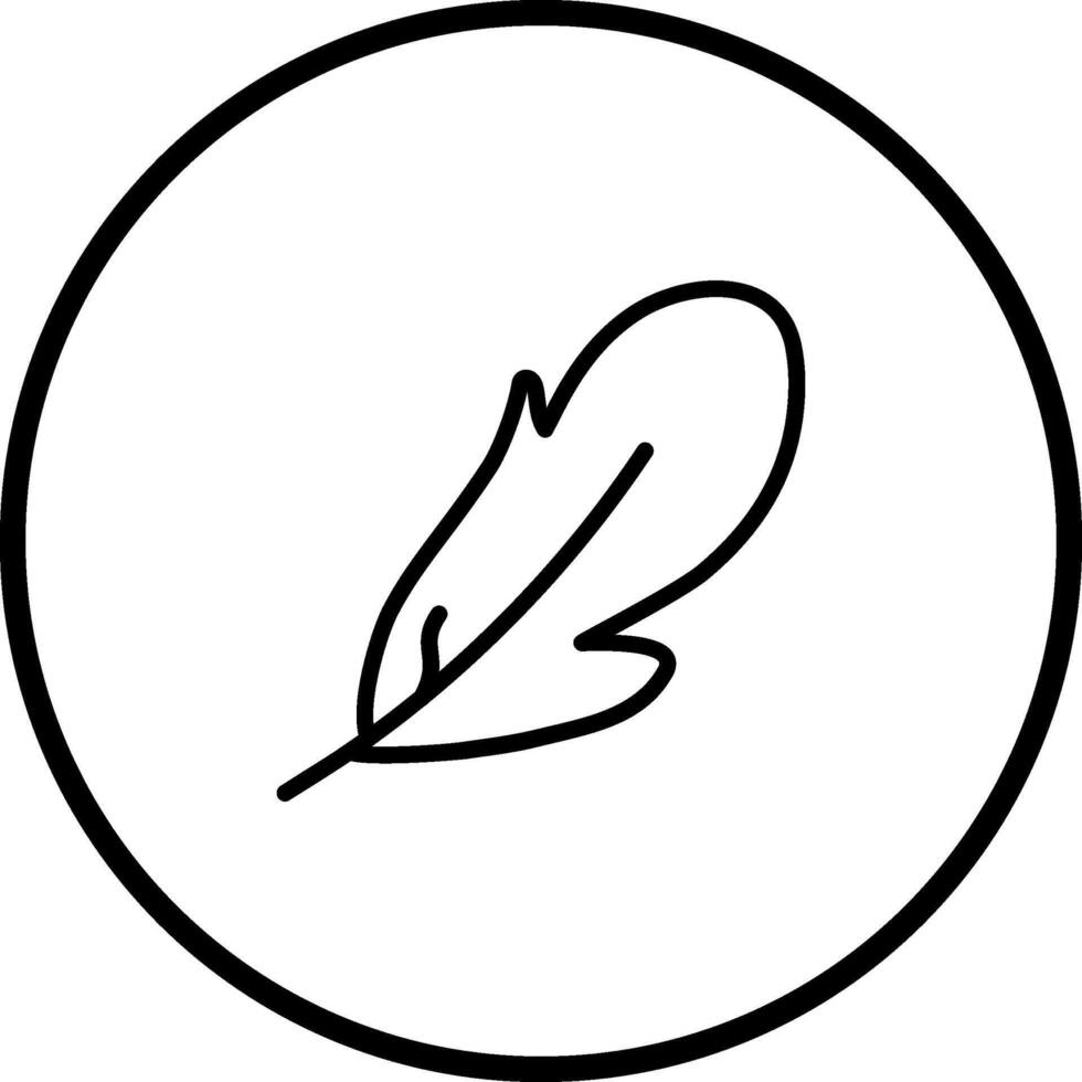 icône de vecteur de plume