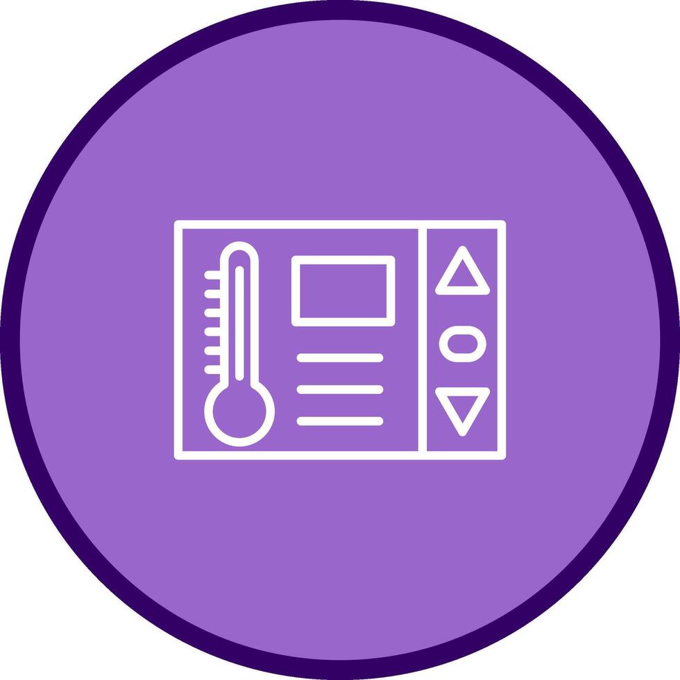 icône de vecteur de thermostat