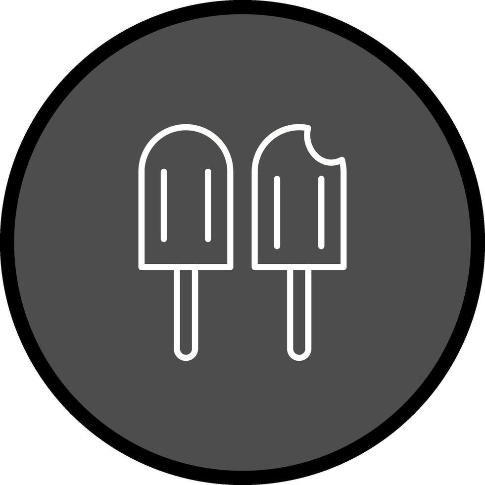 icône de vecteur de popsicle