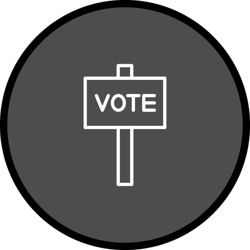 icône de vecteur de vote