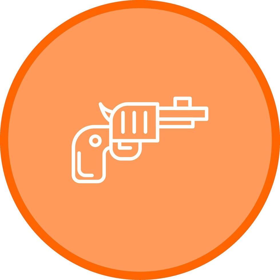 icône de vecteur de revolver