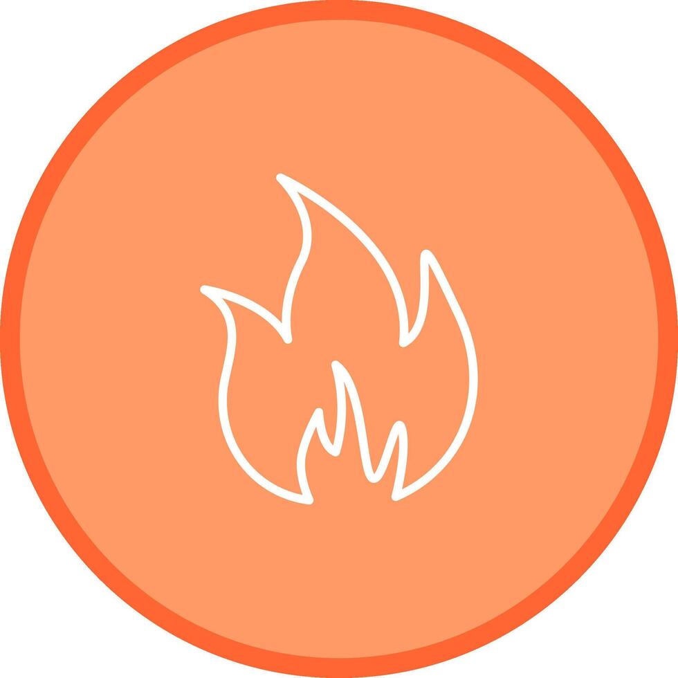 icône de vecteur de flamme