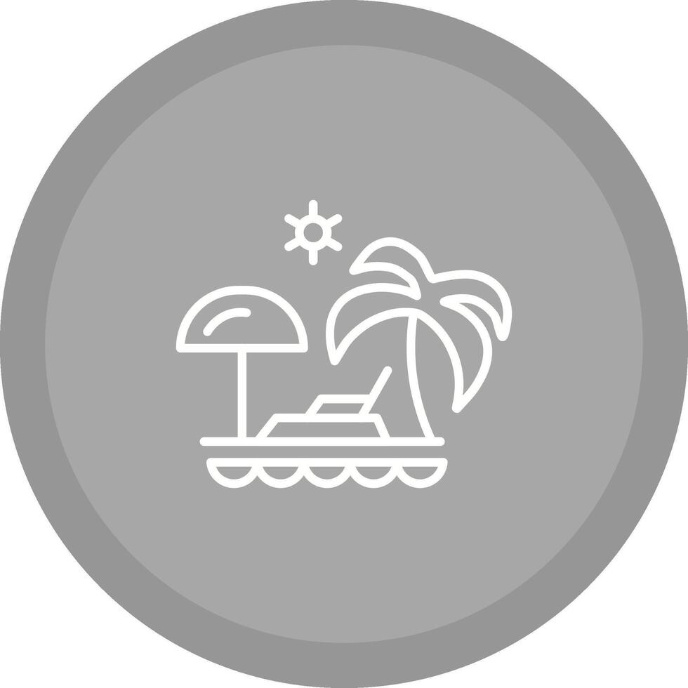 icône de vecteur de lieux de vacances