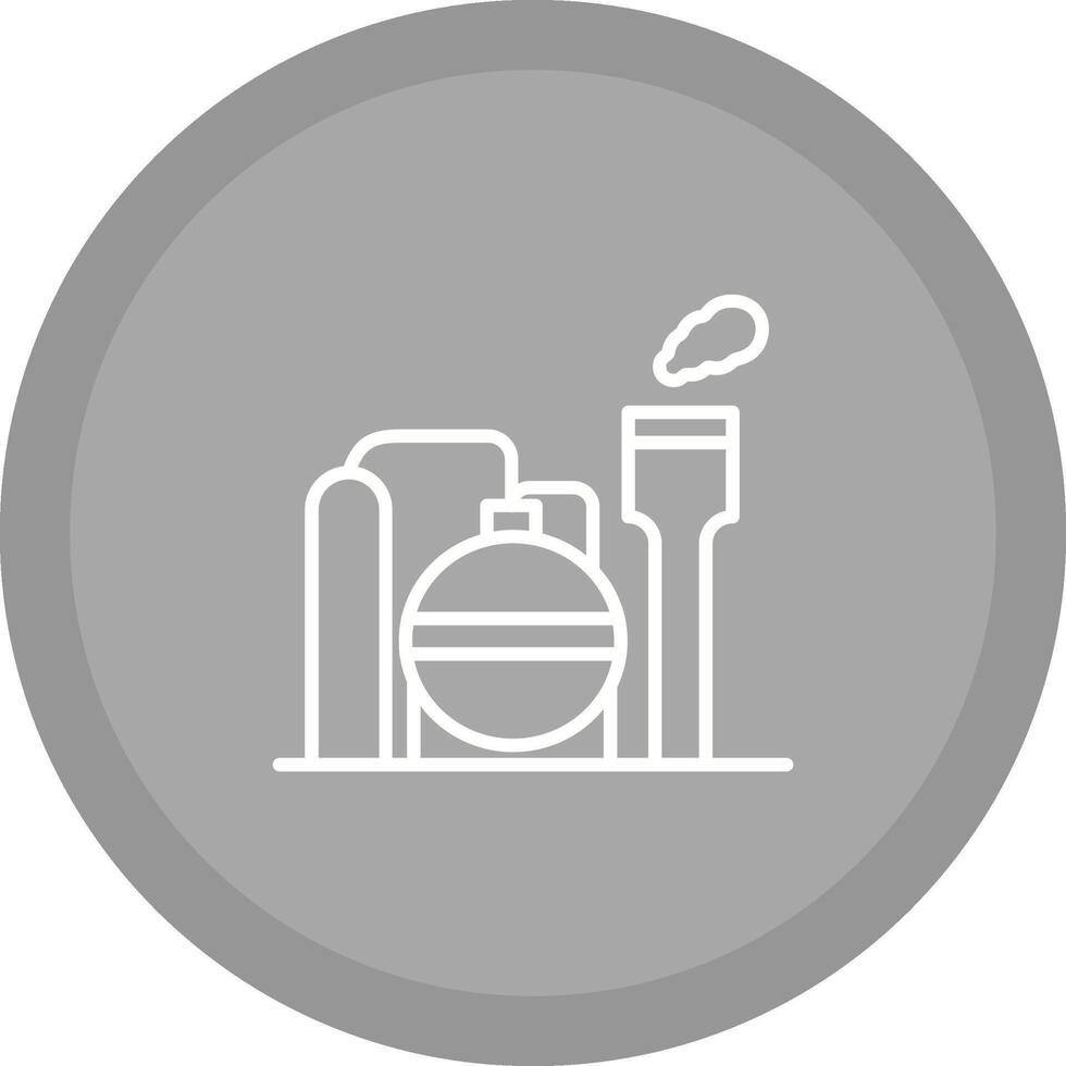 icône de vecteur de raffinerie
