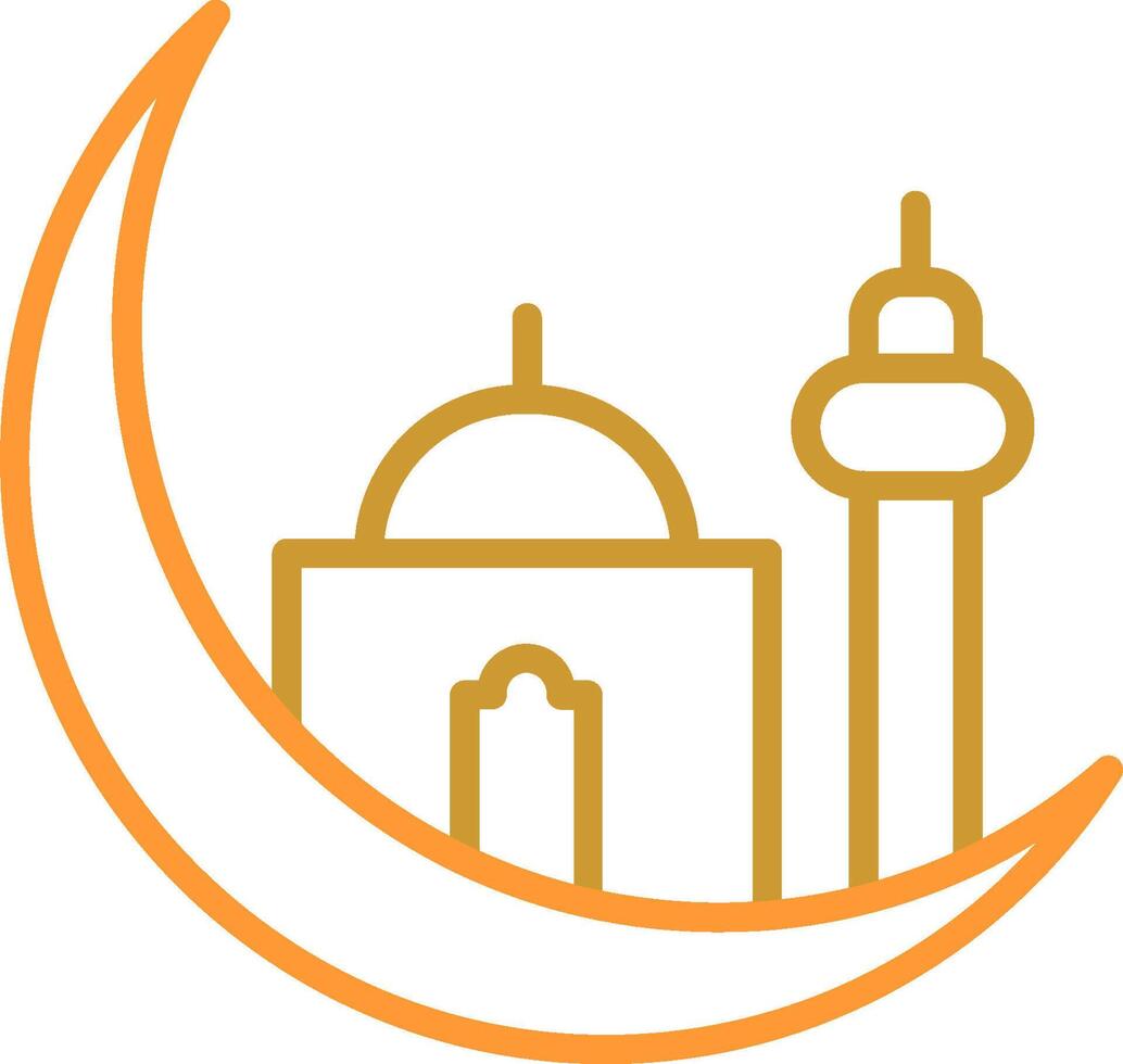 icône de vecteur étoile islamique