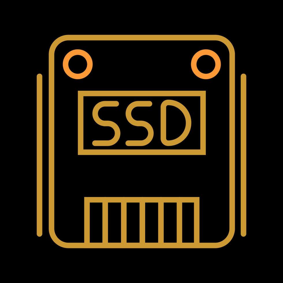 icône de vecteur ssd