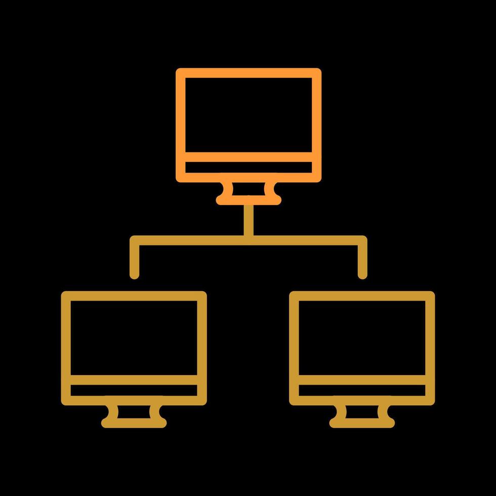 icône de vecteur de réseaux informatiques