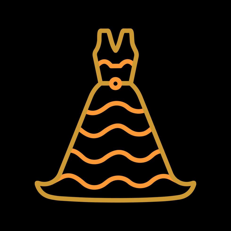 icône de vecteur de robe