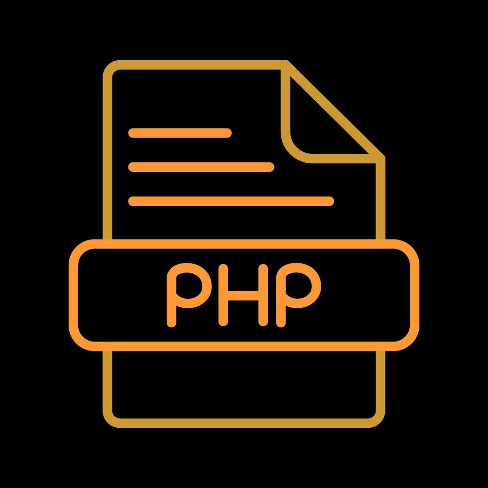 icône de vecteur php