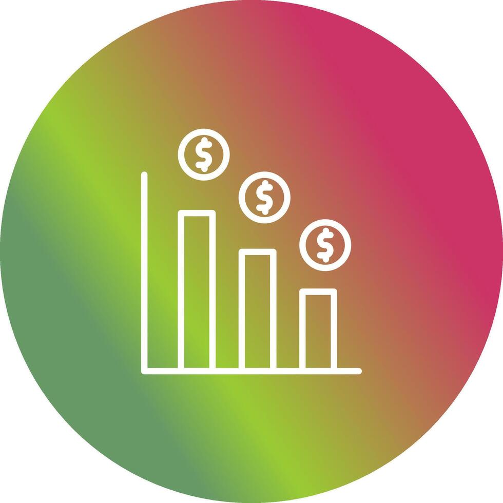 icône de vecteur de profit