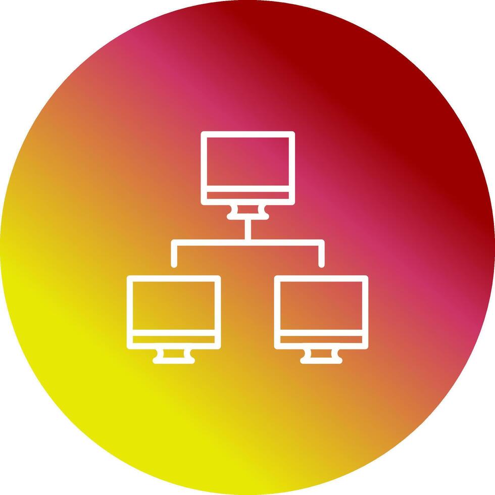 icône de vecteur de réseaux informatiques