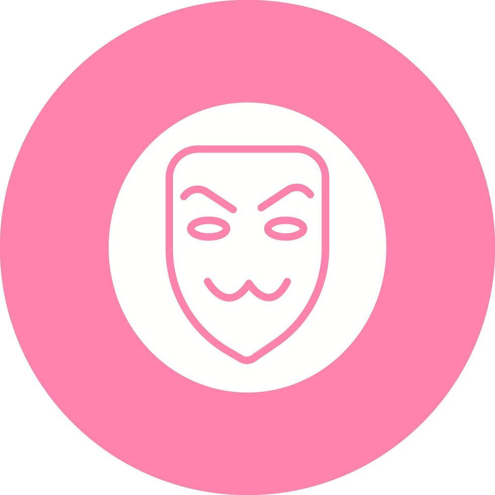 icône de vecteur de masque de pirate informatique