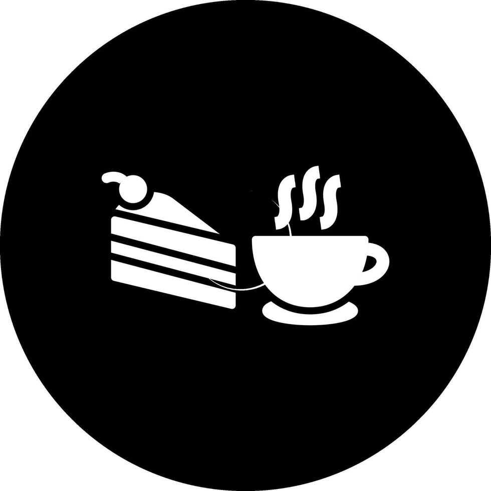 icône de vecteur de café servi