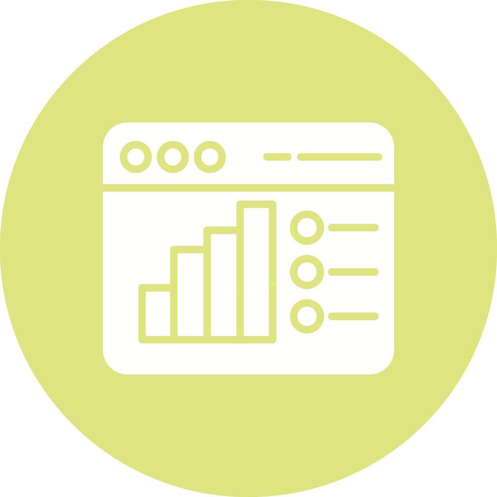 icône de vecteur d'analyse web