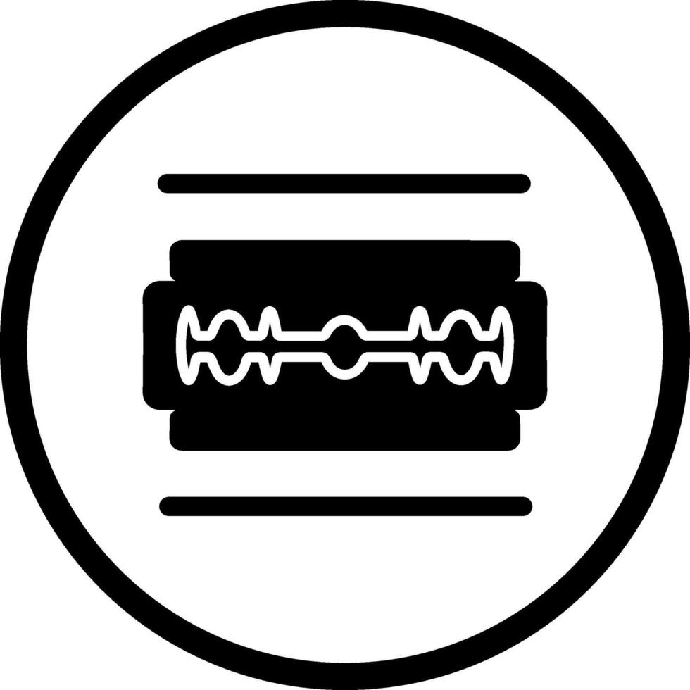 icône de vecteur de lame de rasoir