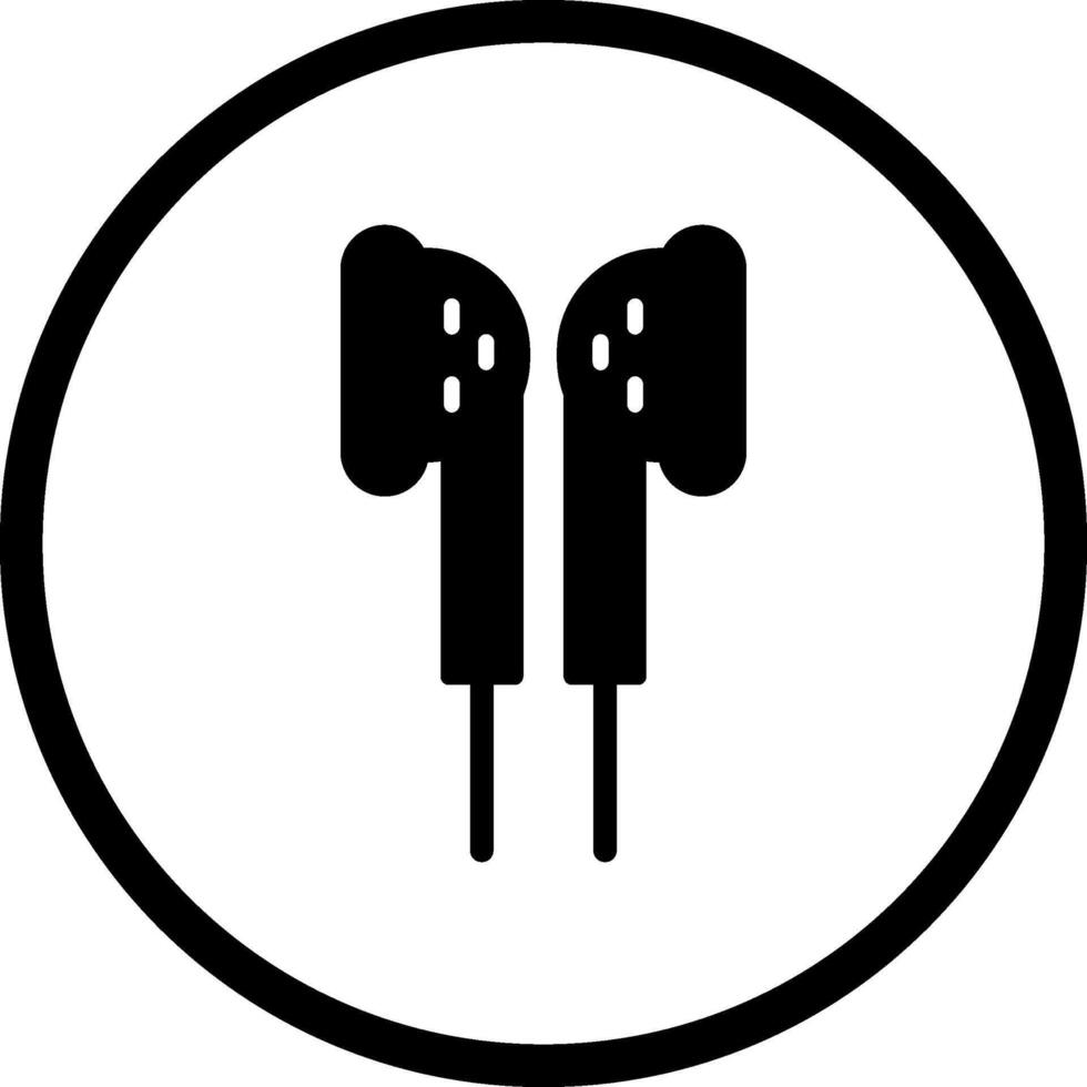 icône de vecteur d'écouteurs