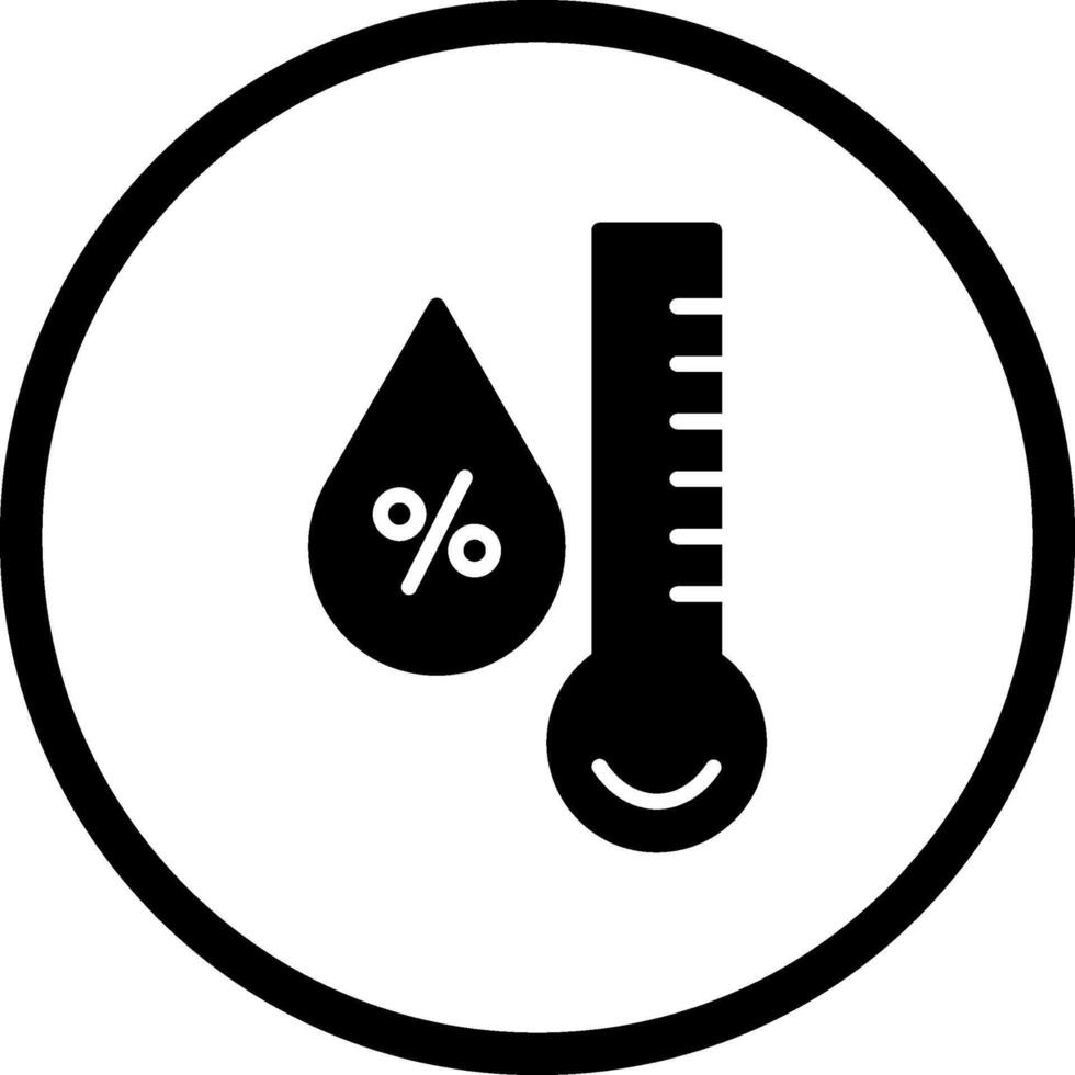 icône de vecteur d'humidité