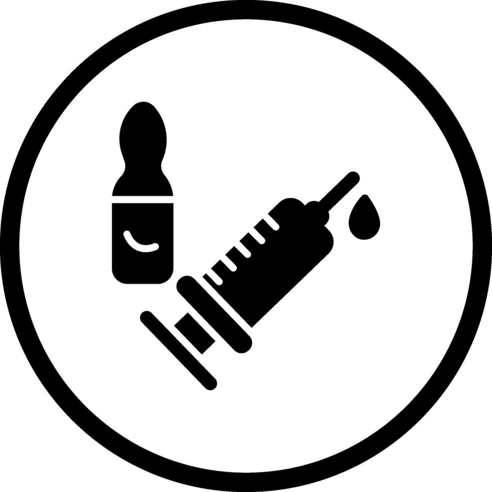 icône de vecteur de seringue