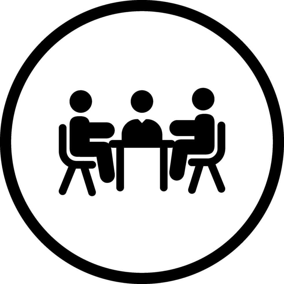 icône de vecteur de réunion