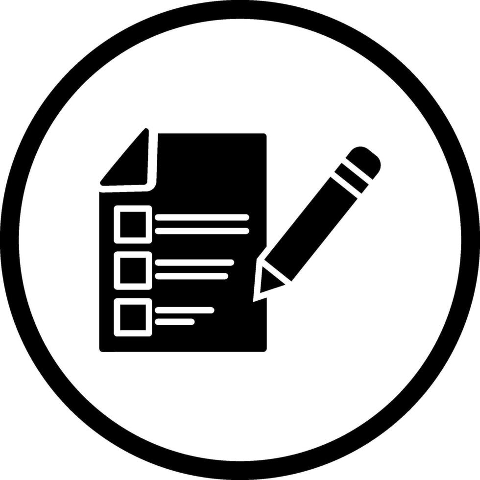 icône de vecteur de test