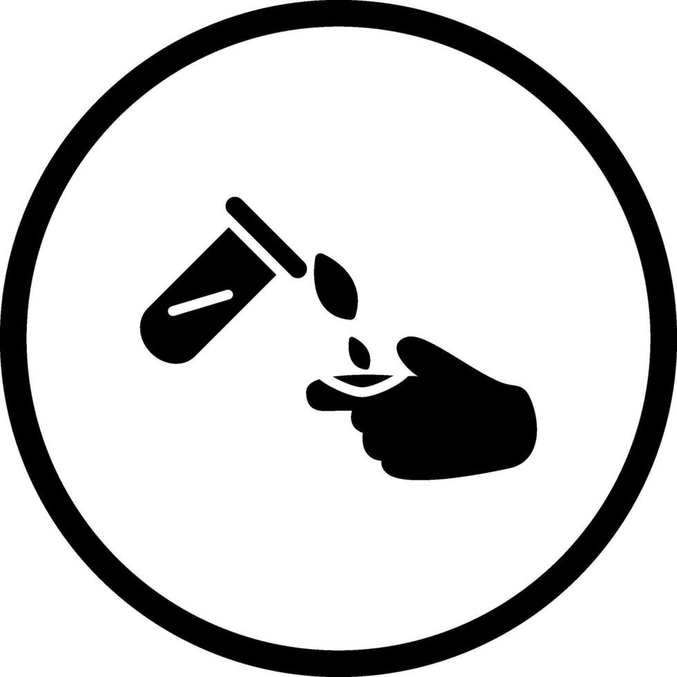 icône de vecteur de danger corrosif