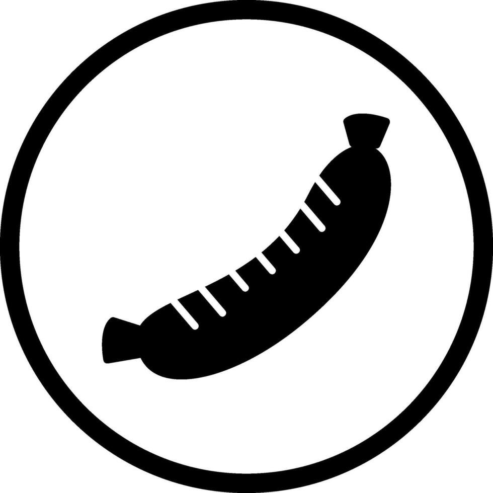 icône de vecteur de saucisses