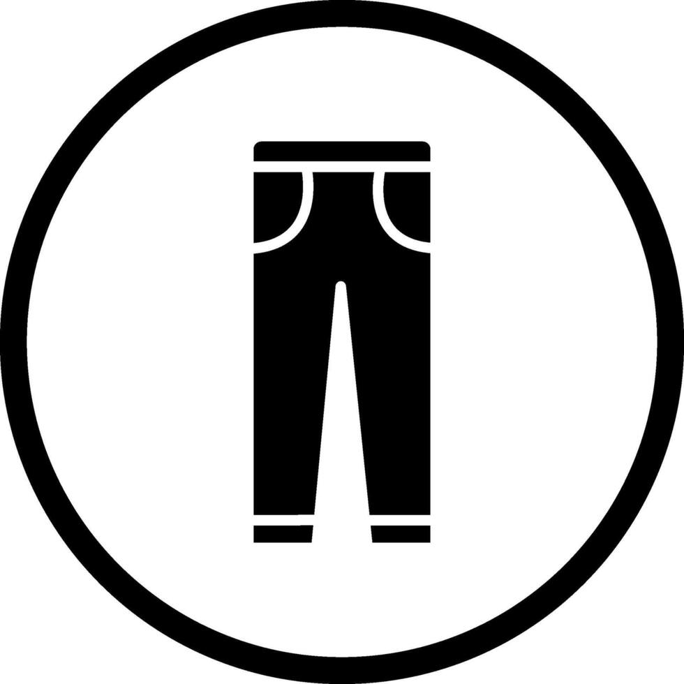 icône de vecteur de pantalon