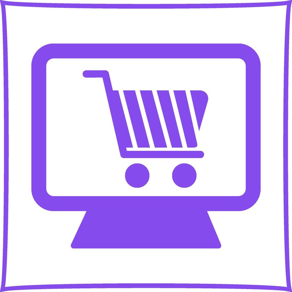 icône de vecteur de boutique en ligne