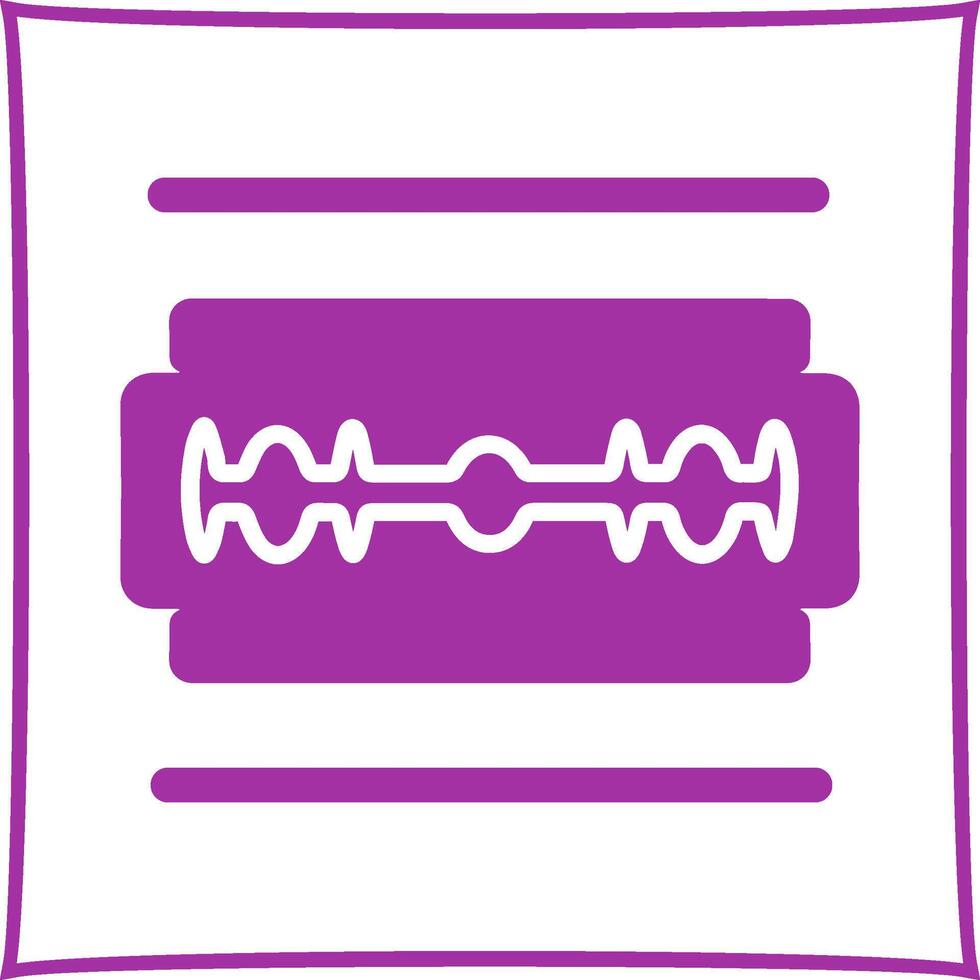 icône de vecteur de lame de rasoir