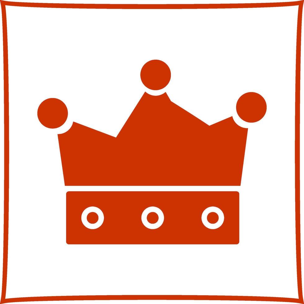icône de vecteur de couronne de roi