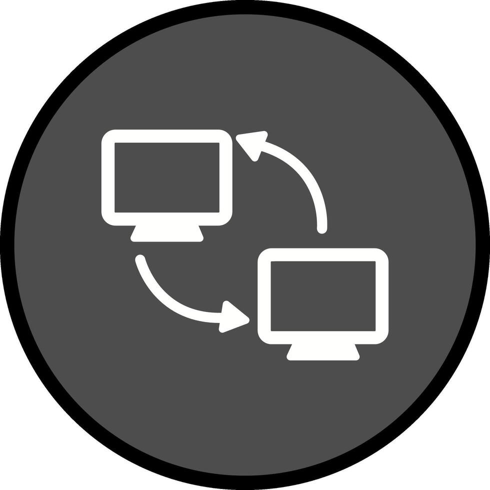 icône de vecteur de synchronisation