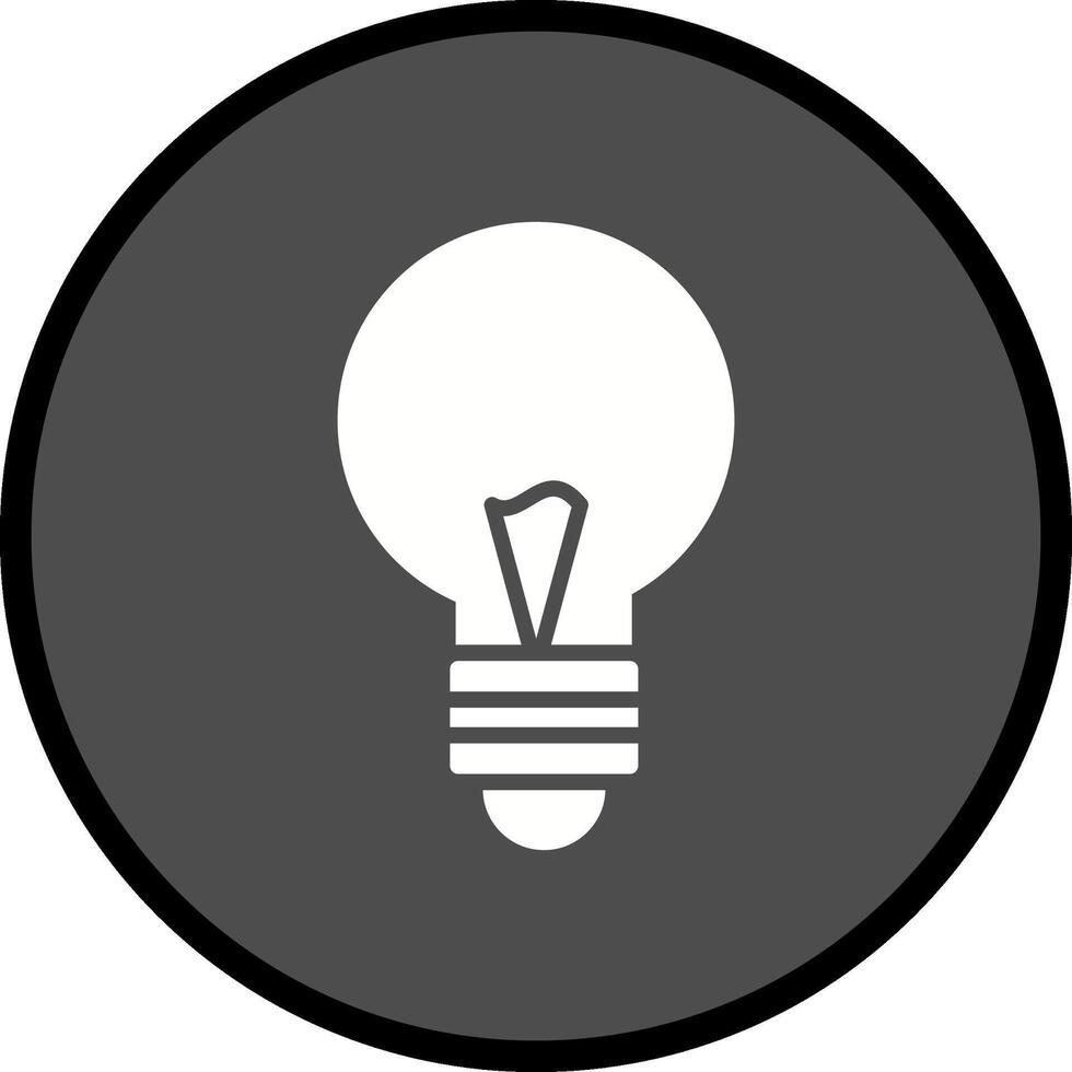 icône de vecteur d & # 39; ampoule