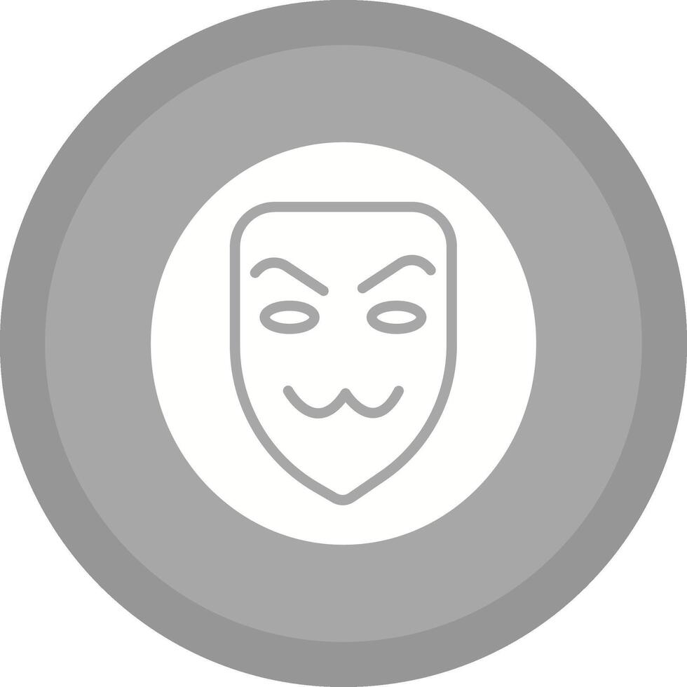 icône de vecteur de masque de pirate informatique