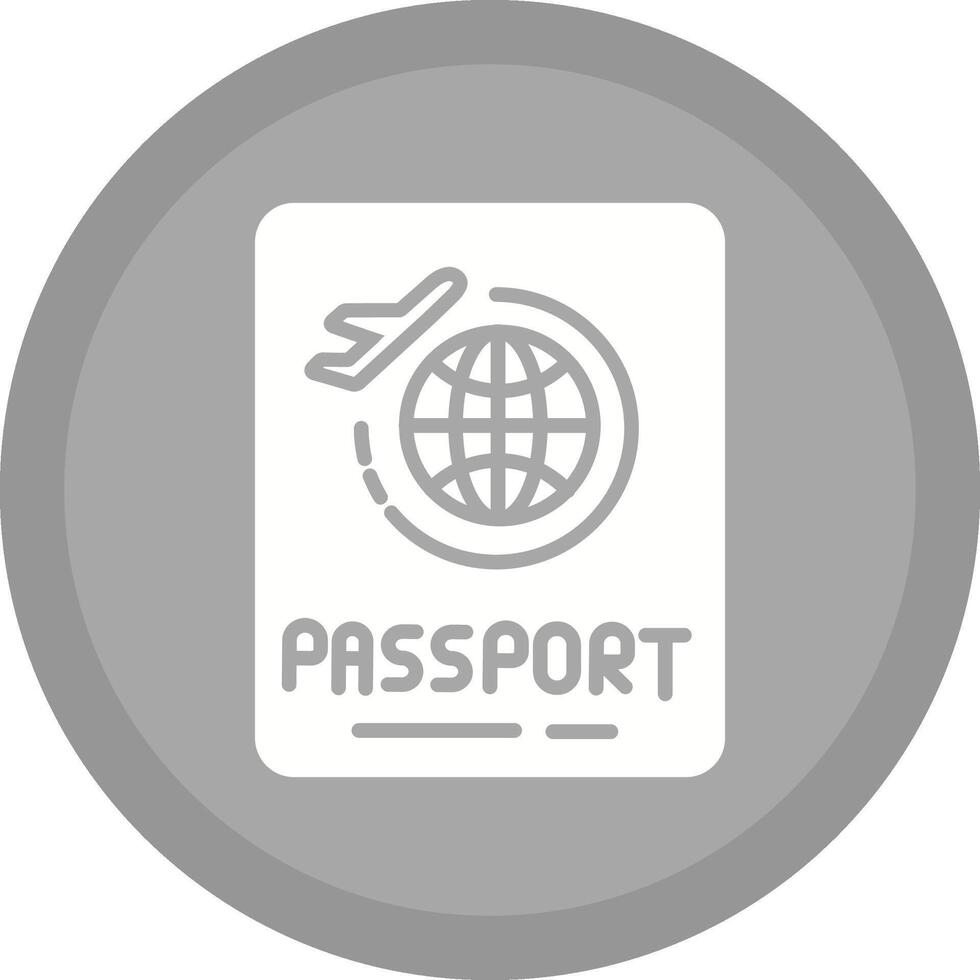 icône de vecteur de passeport