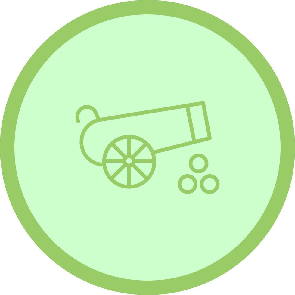 icône de vecteur de boulets de canon