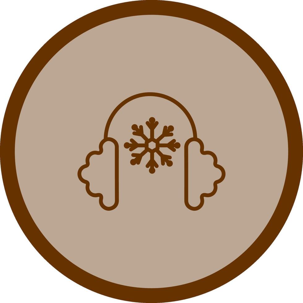icône de vecteur de cache-oreilles